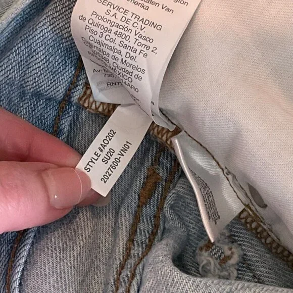 Madewell Women's 26 The Perfect Jean Shorts Light Blue Cut Off Pockets Casual - Picture 11 of 11